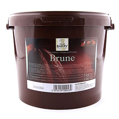 Cacao Barry Brune Chocolate Flavored Compound 4 / 5kg Cacao Barry Brune Chocolate Flavored Compound 4 / 5kg