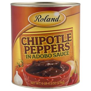 Roland Chipotle Peppers / Adobo Sauce **6.39lb**
